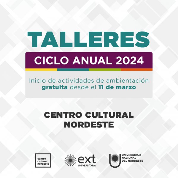 El Centro Cultural Nordeste inicia los talleres para el ciclo 2024