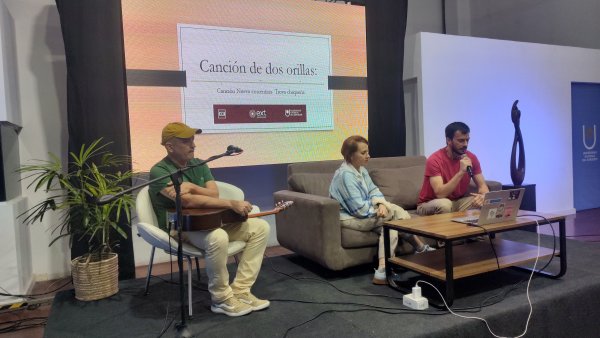 Cátedra Libre de Chamamé del CCU estuvo presente en la IV Feria del Libro de la UNNE 2026