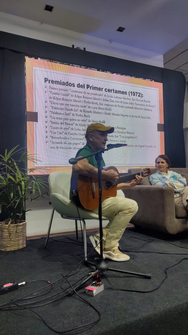 Cátedra Libre de Chamamé del CCU estuvo presente en la IV Feria del Libro de la UNNE 2026