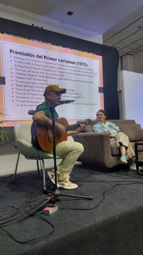 Cátedra Libre de Chamamé del CCU estuvo presente en la IV Feria del Libro de la UNNE 2026