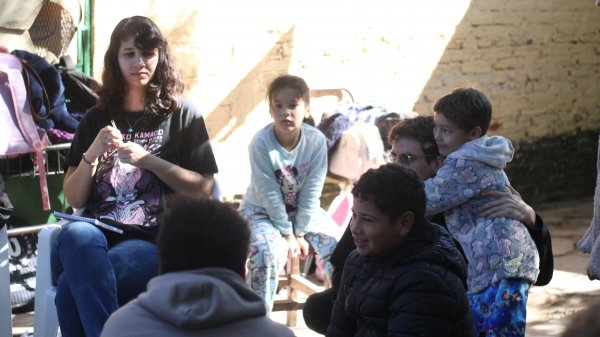Visita de estudiantes de la FADyCC al CPD Corazón de niño 