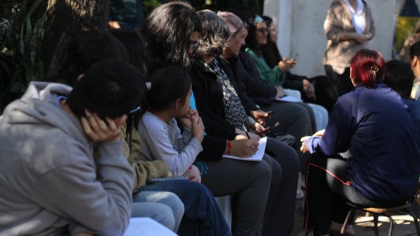 Visita de estudiantes de la FADyCC al CPD Corazón de niño 