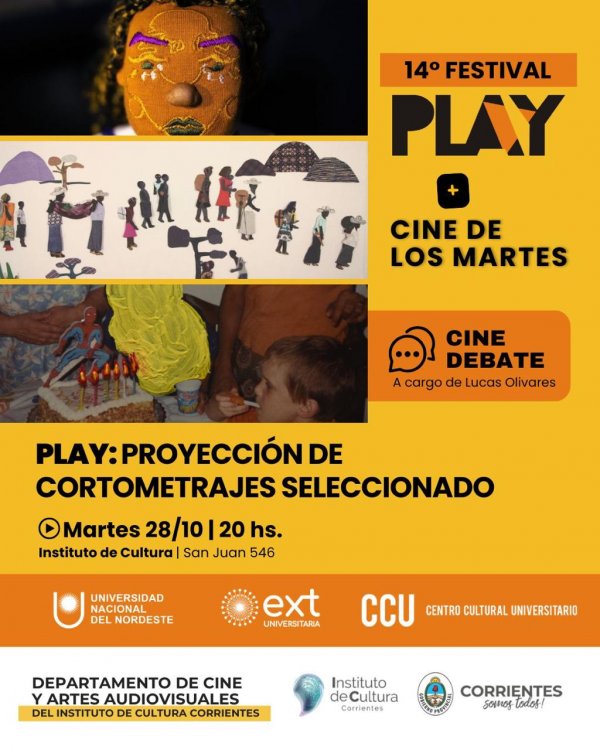 PONÉ PLAY: Selección de PLAY 2025 - Ciclo de cine en colaboración con 