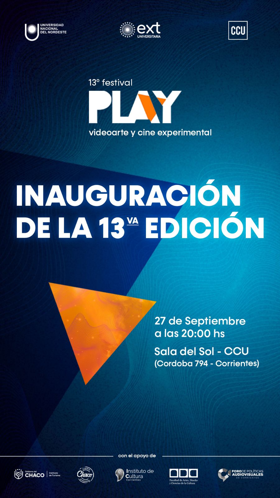 13va edición del Festival PLAY Videoarte y Cine Experimental