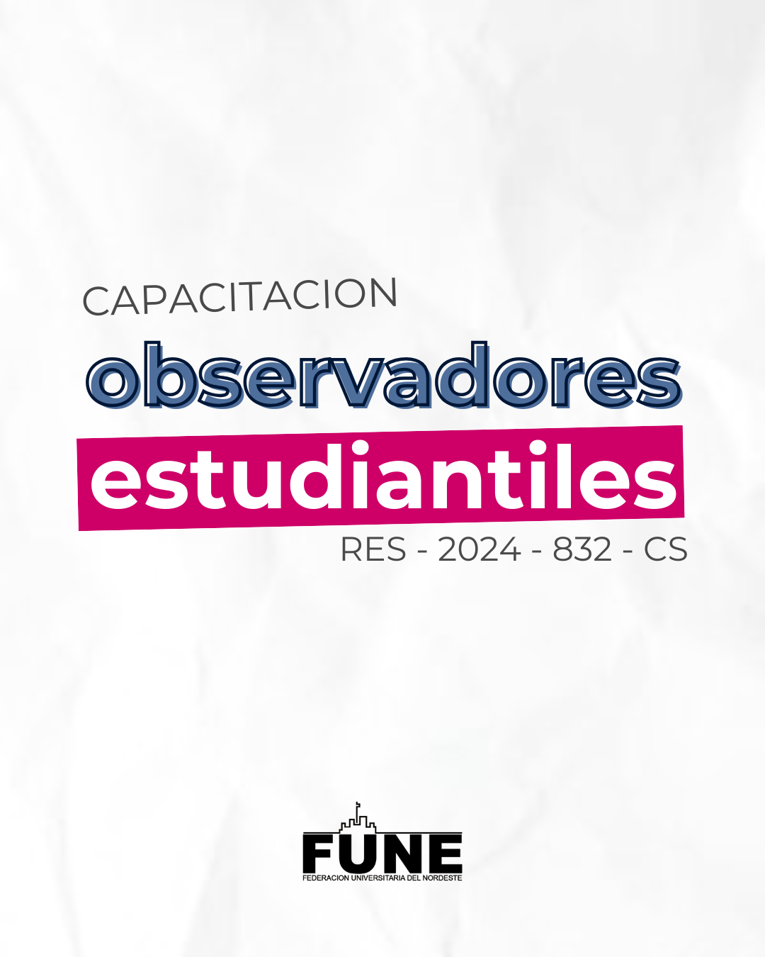 Capacitaciones para Observadores Estudiantiles en Concursos Docentes