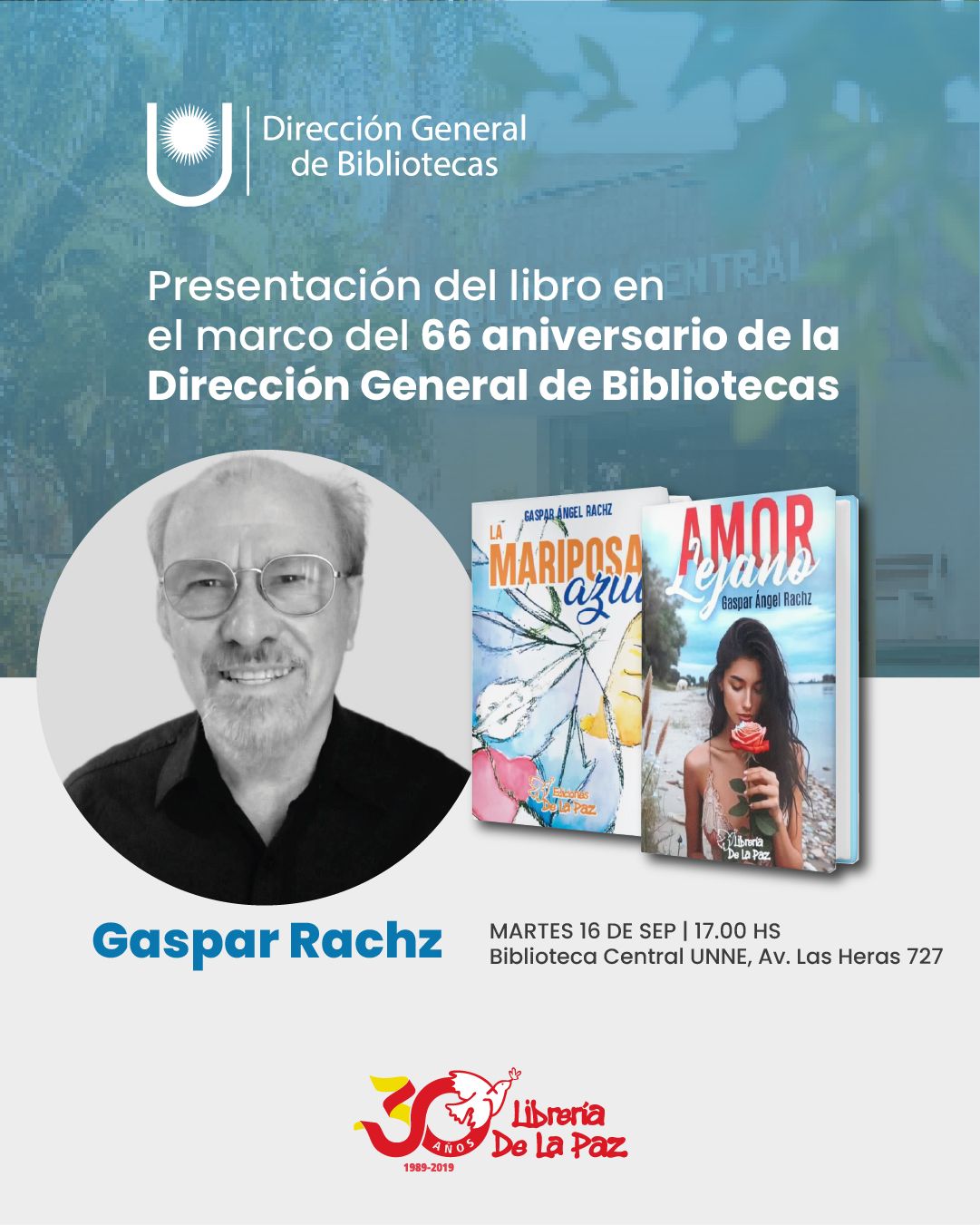 66 aniversario de la Dirección General de Bibliotecas: Presentación de libros de Gaspar Rachz