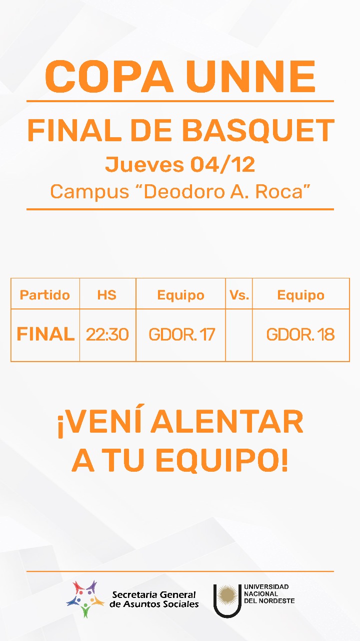 Copa UNNE - BASQUET Final
