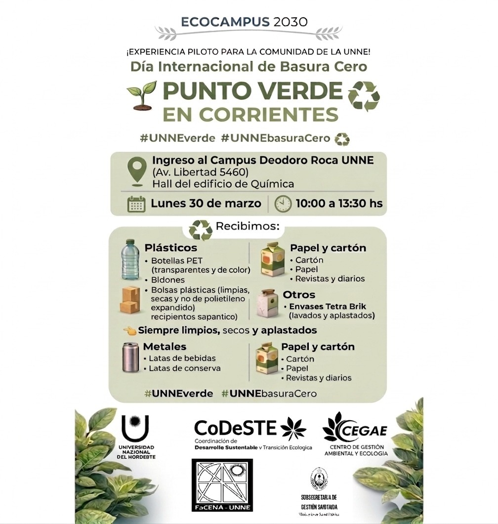 ECOCAMPUS 2030: Jornada por el Día Internacional de Basura Cero en Campus Roca