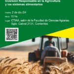 Charla PRINCIPIOS CSA-IRA "Inversión Responsable en la Agricultura y los sistemas alimentarios"