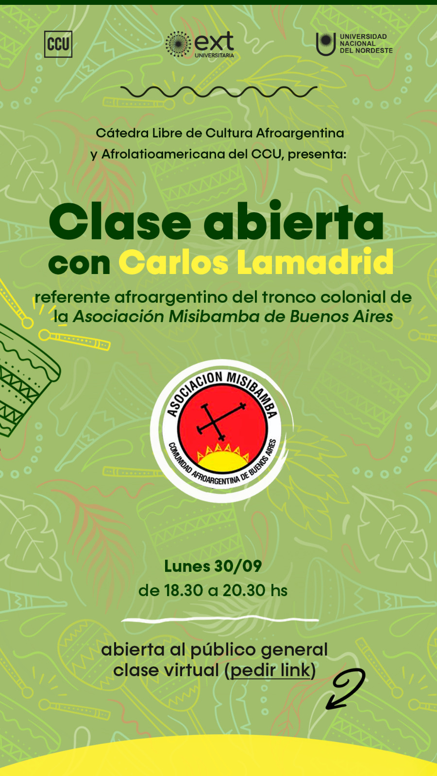 Clase Abierta con Carlos Lamadrid