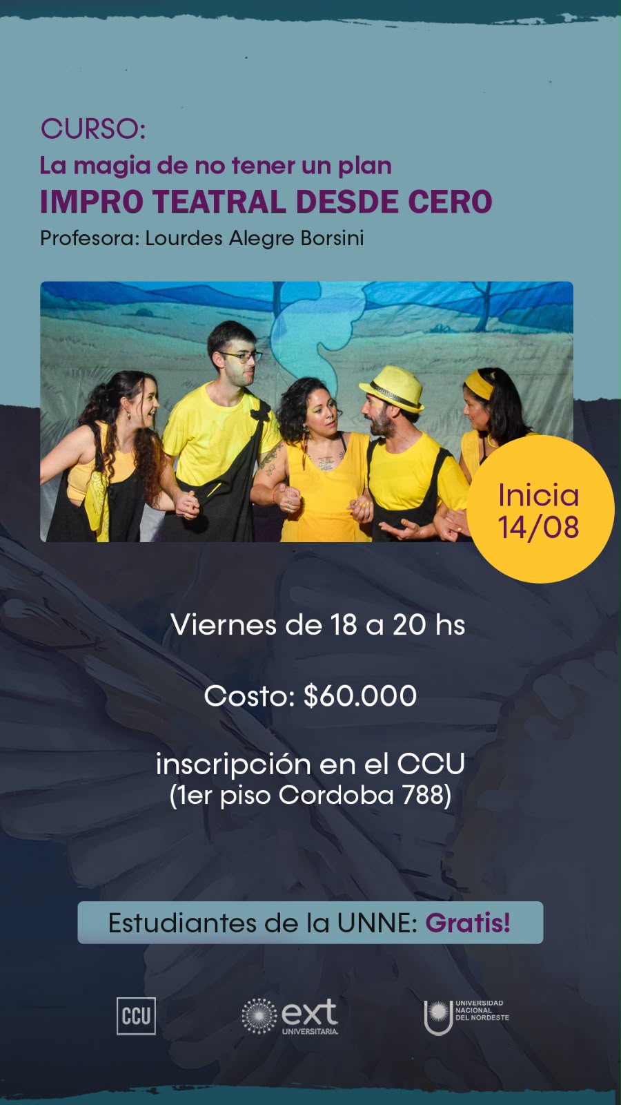 CURSO: La magia de no tener un plan IMPRO TEATRAL DESDE CERO