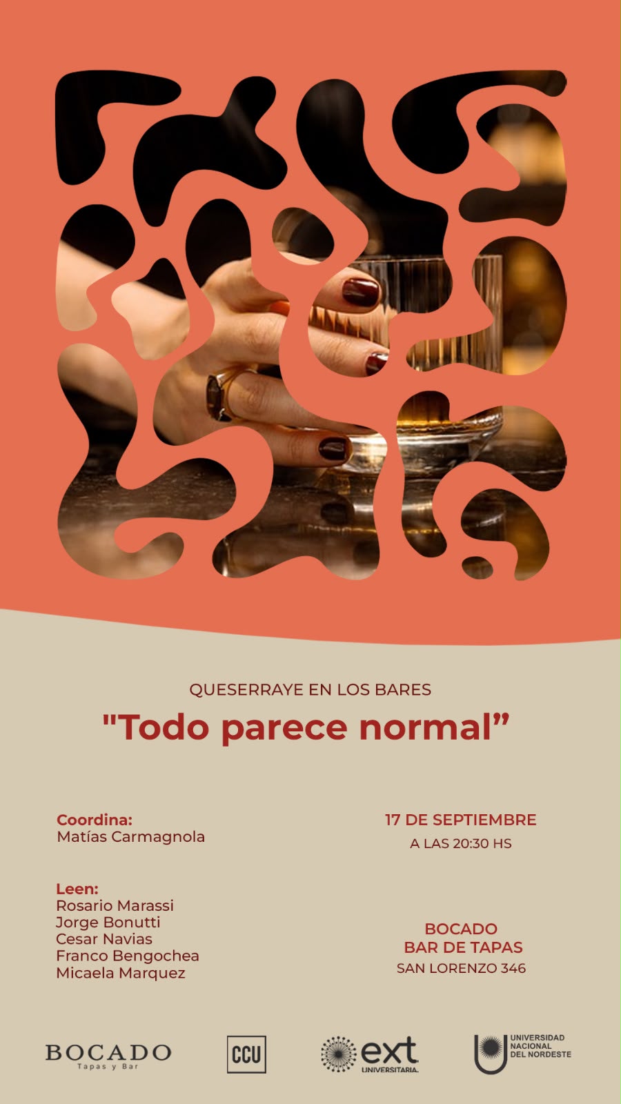 Ciclo de lecturas en voz alta de textos producidos por los participantes del taller Queserraye