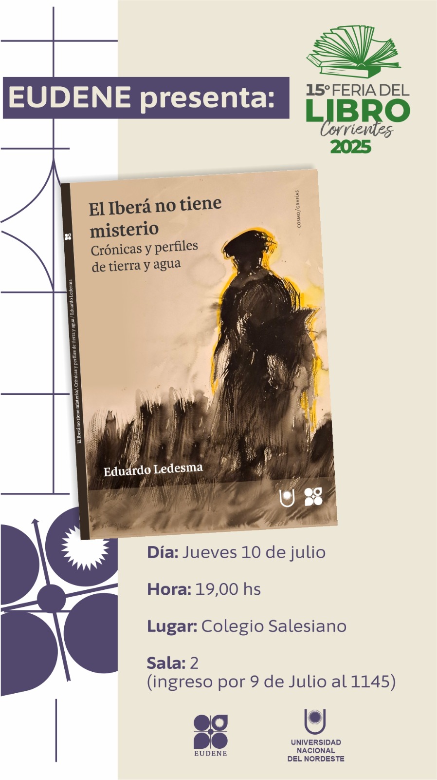 Eudene presenta en la 15° Feria del Libro Corrientes 2025