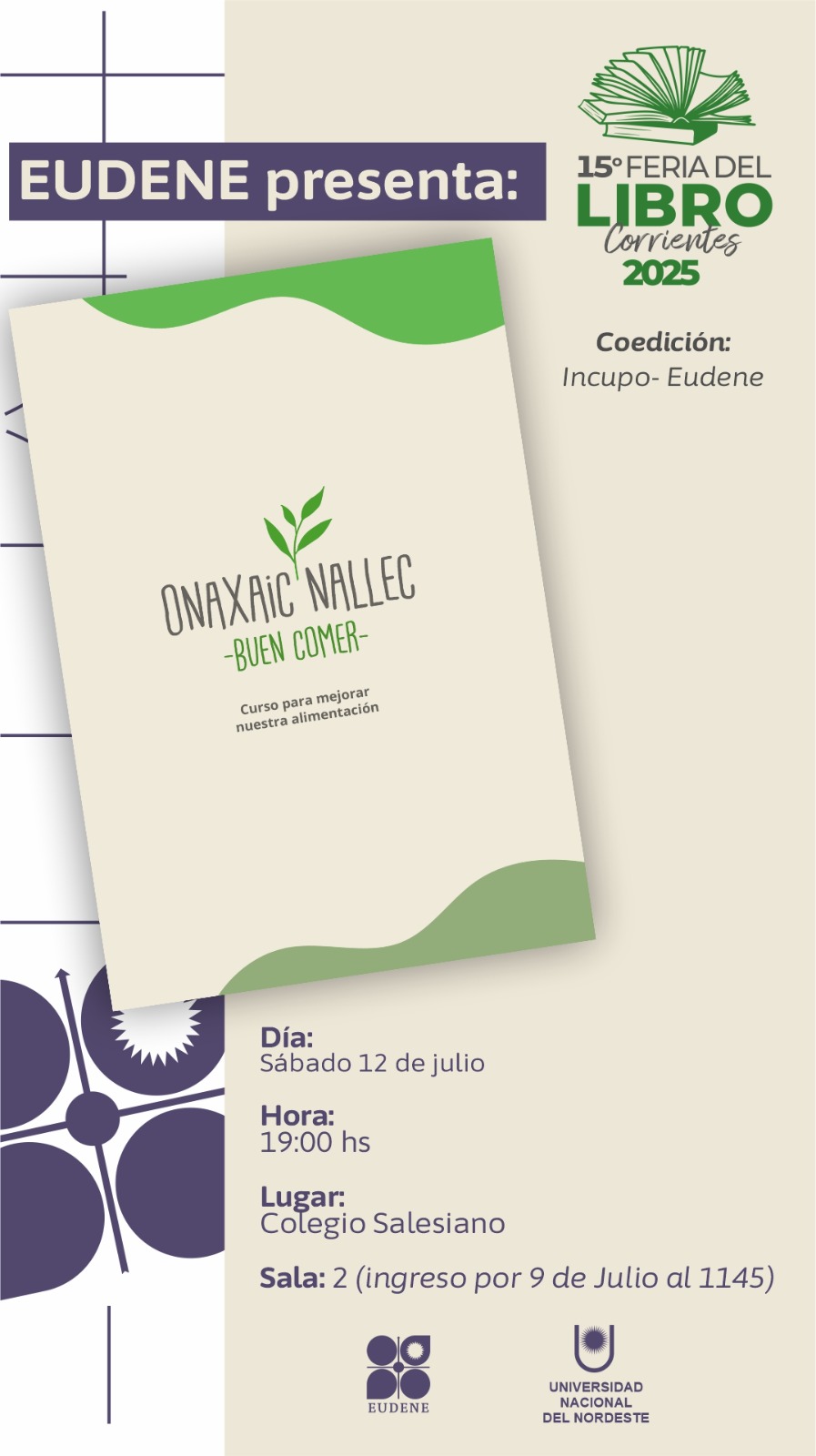 Eudene presenta en la 15° Feria del Libro Corrientes 2025