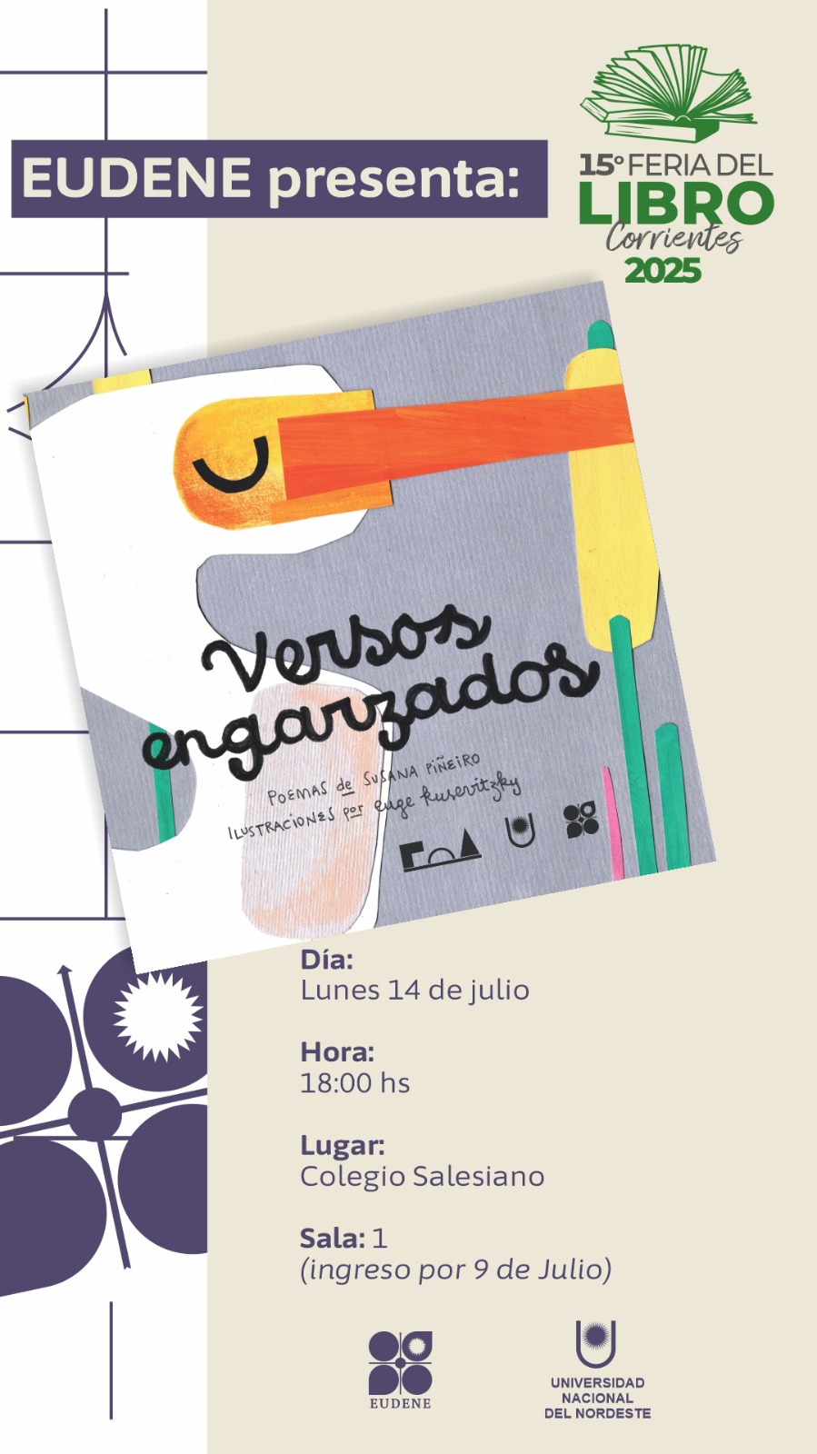Eudene presenta en la 15° Feria del Libro Corrientes 2025