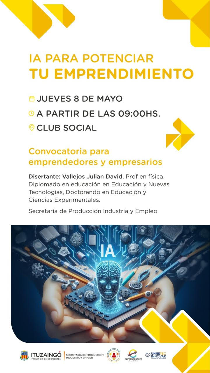 Capacitación: IA para Potenciar tu Emprendimiento