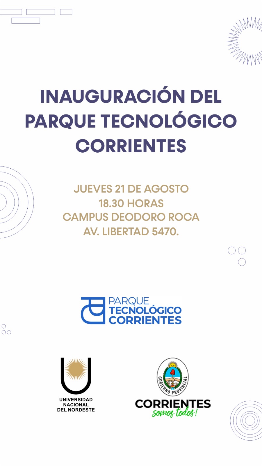 Inauguración del Parque Tecnológico