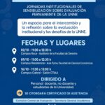 Jornadas Institucionales de Sensibilización sobre Evaluación Institucional Permanente de la UNNE
