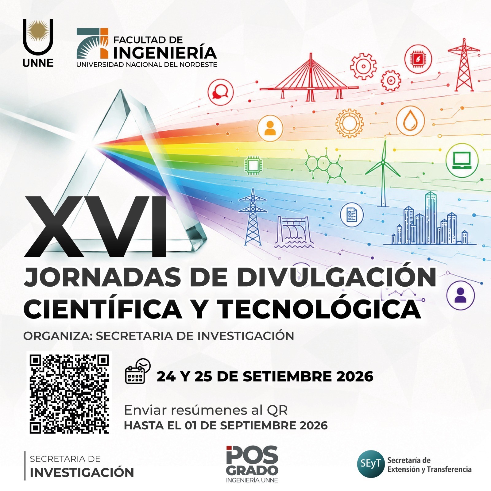 XVI Jornadas de Divulgación Científica y Tecnológica 2026 - Facultad de Ingeniería - Sec. Investigación