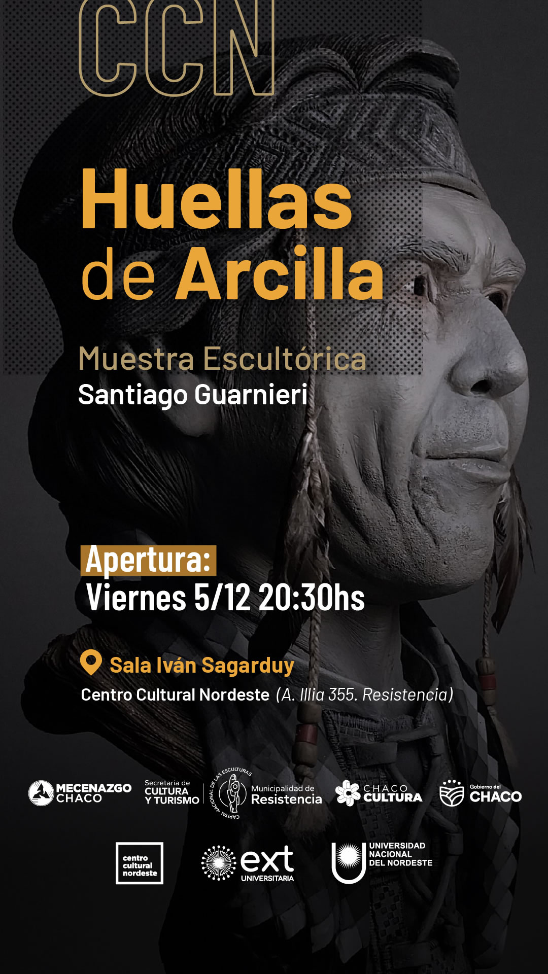 Muestra Escultórica ‘’ Huellas de Arcilla” – Santiago Guarnieri