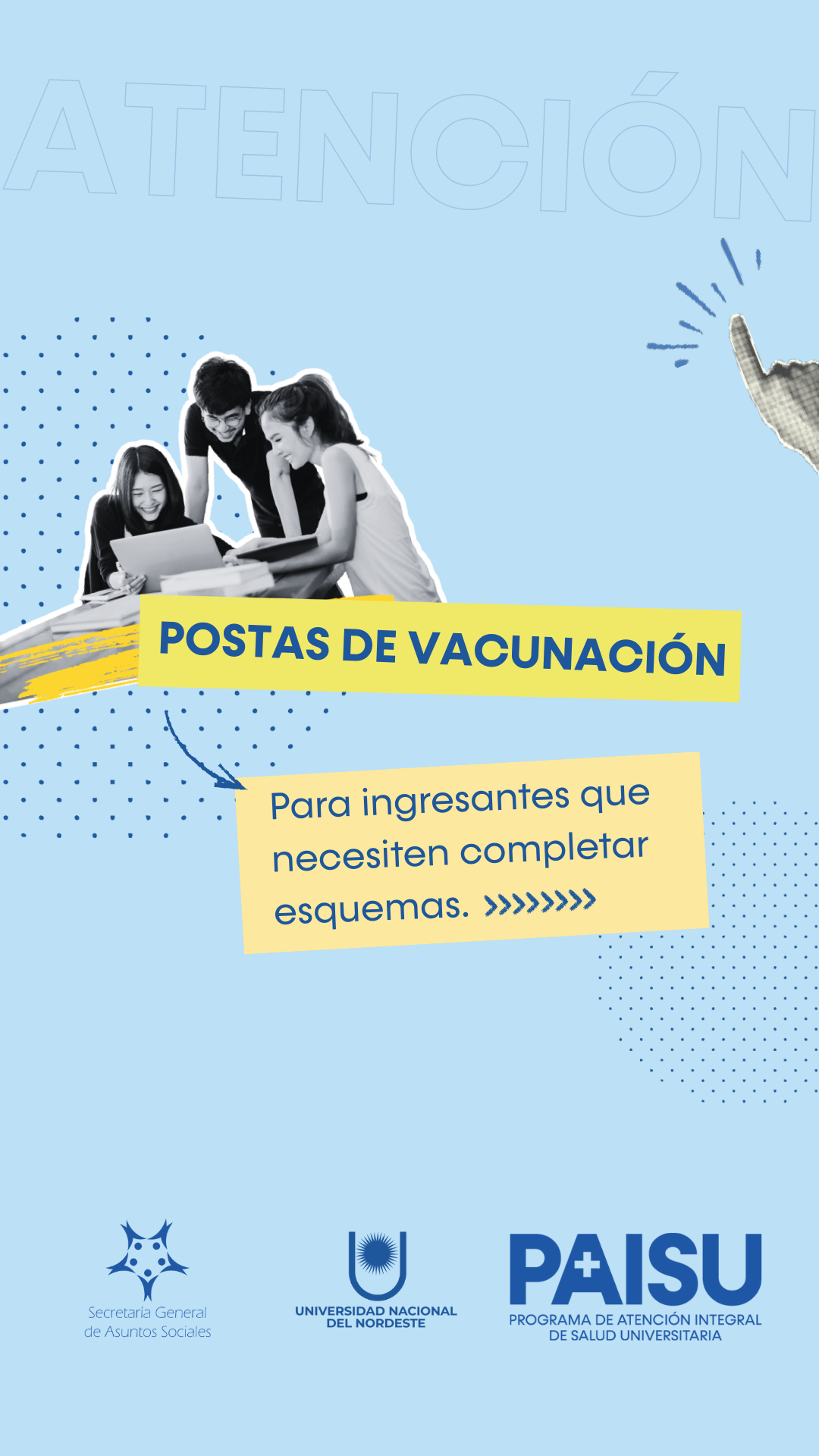 Posta de Vacunación para futuros Ingresantes Corrientes Febrero 2026