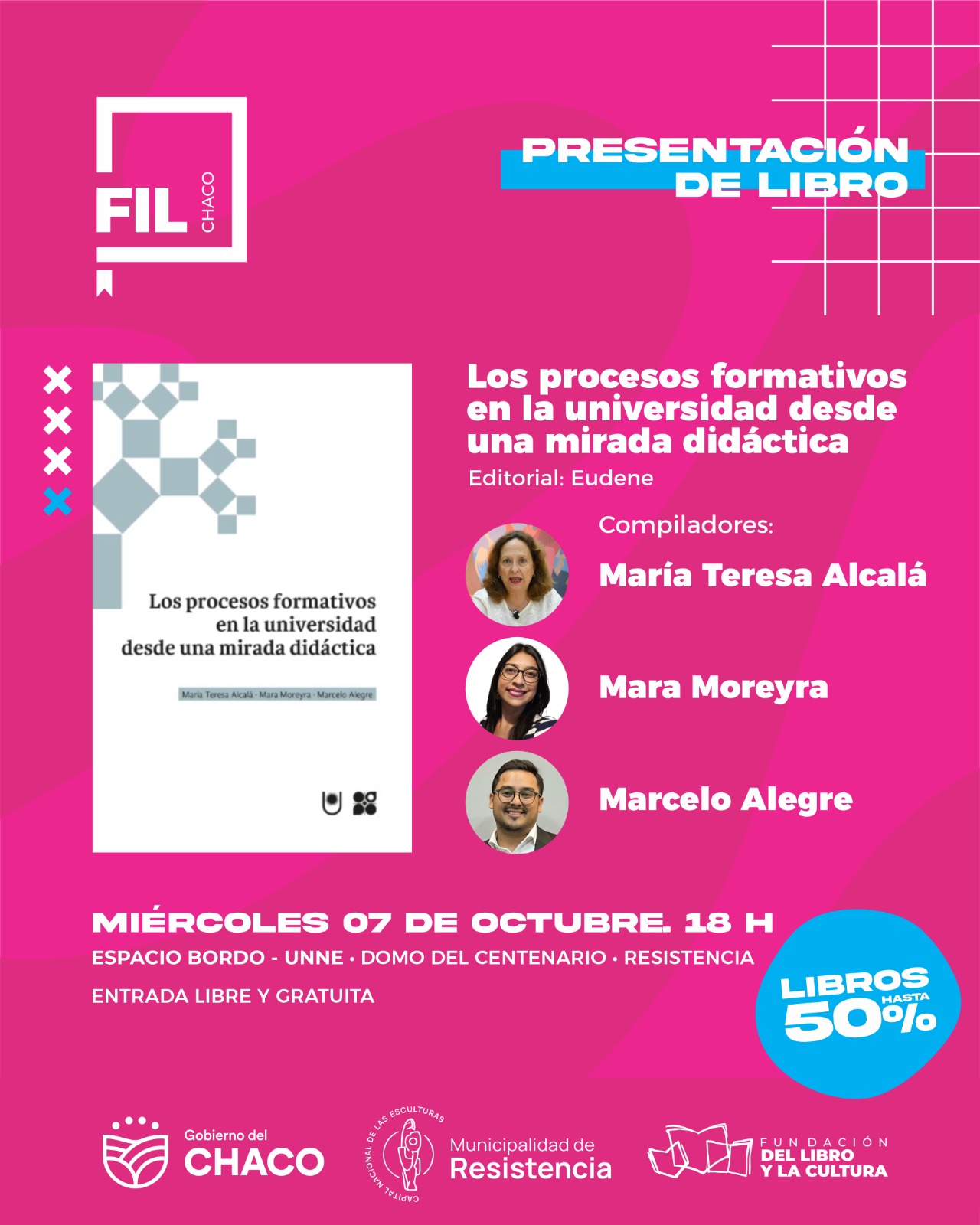 Eudene presentará dos libros en la FIL Chaco