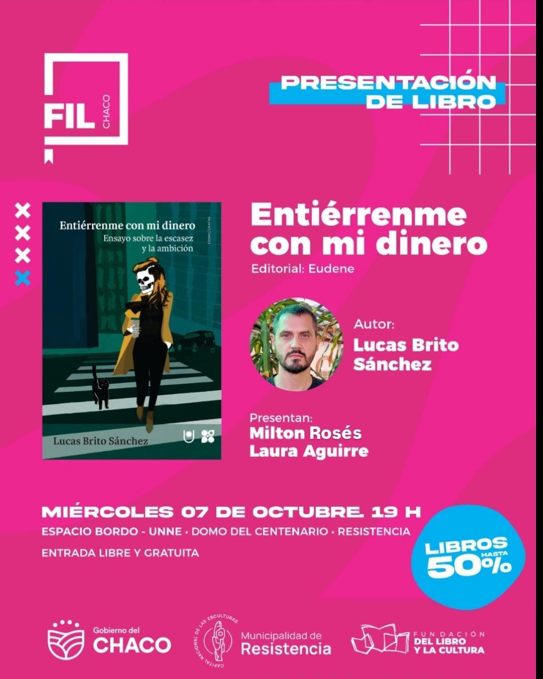 Eudene presentará dos libros en la FIL Chaco