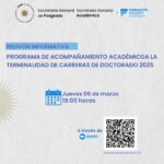 Programa de Acompañamiento Académico a la Terminalidad de Carreras de Doctorado- Segunda Parte 2025