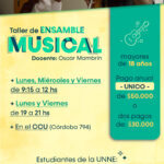 Taller de Ensamble Musical a cargo de Oscar Mambrín