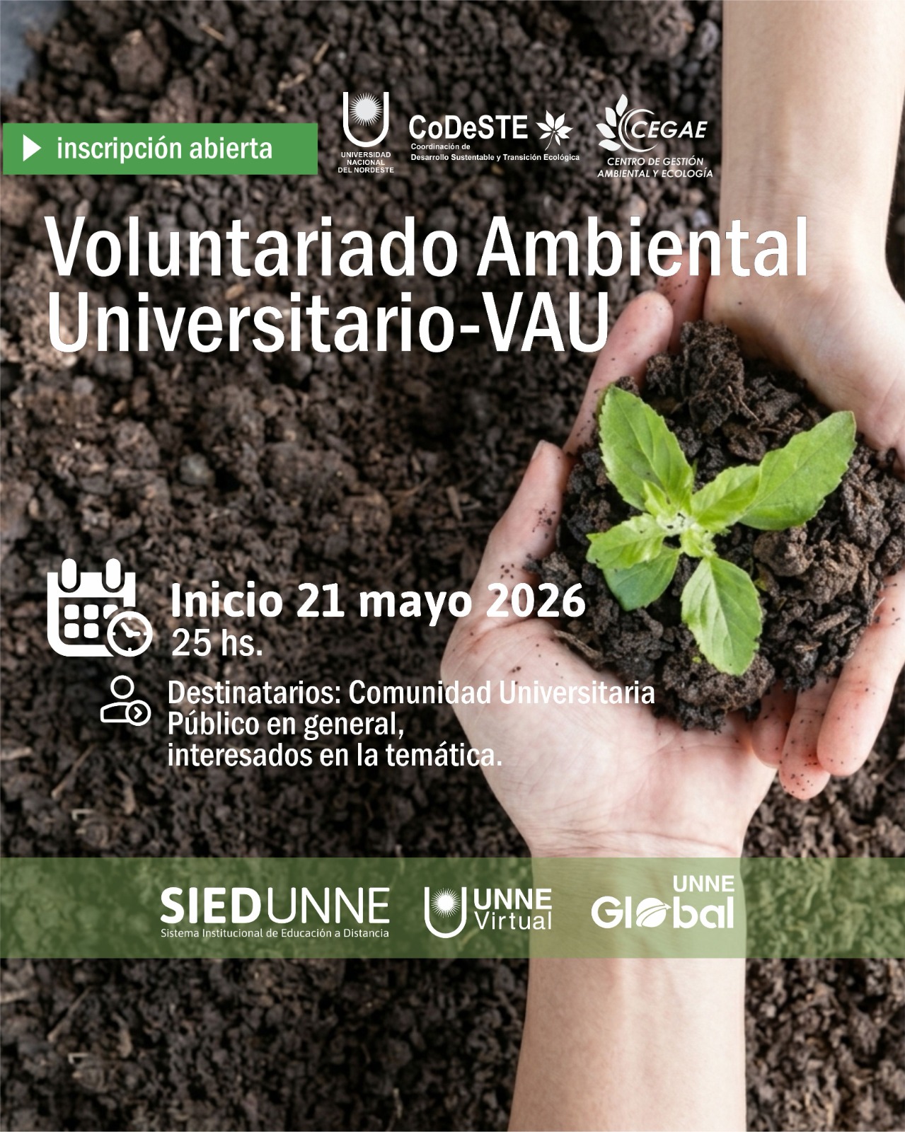 ✅Voluntariado Ambiental Universitario-VAU