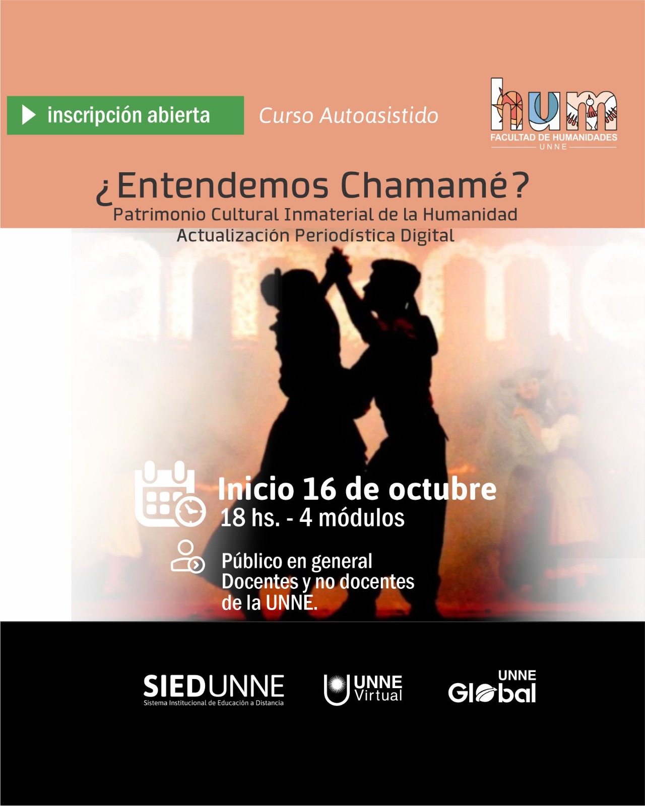 Curso: ¿Entendemos Chamamé?  Patrimonio Cultural Inmaterial de la Humanidad - Actualización Periodística Digital