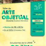 Taller arte objetual a cargo de Gustavo Mendoza