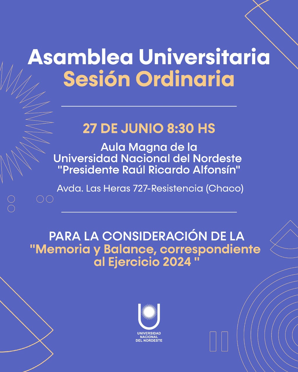 Asamblea Universitaria, Sesión Ordinaria