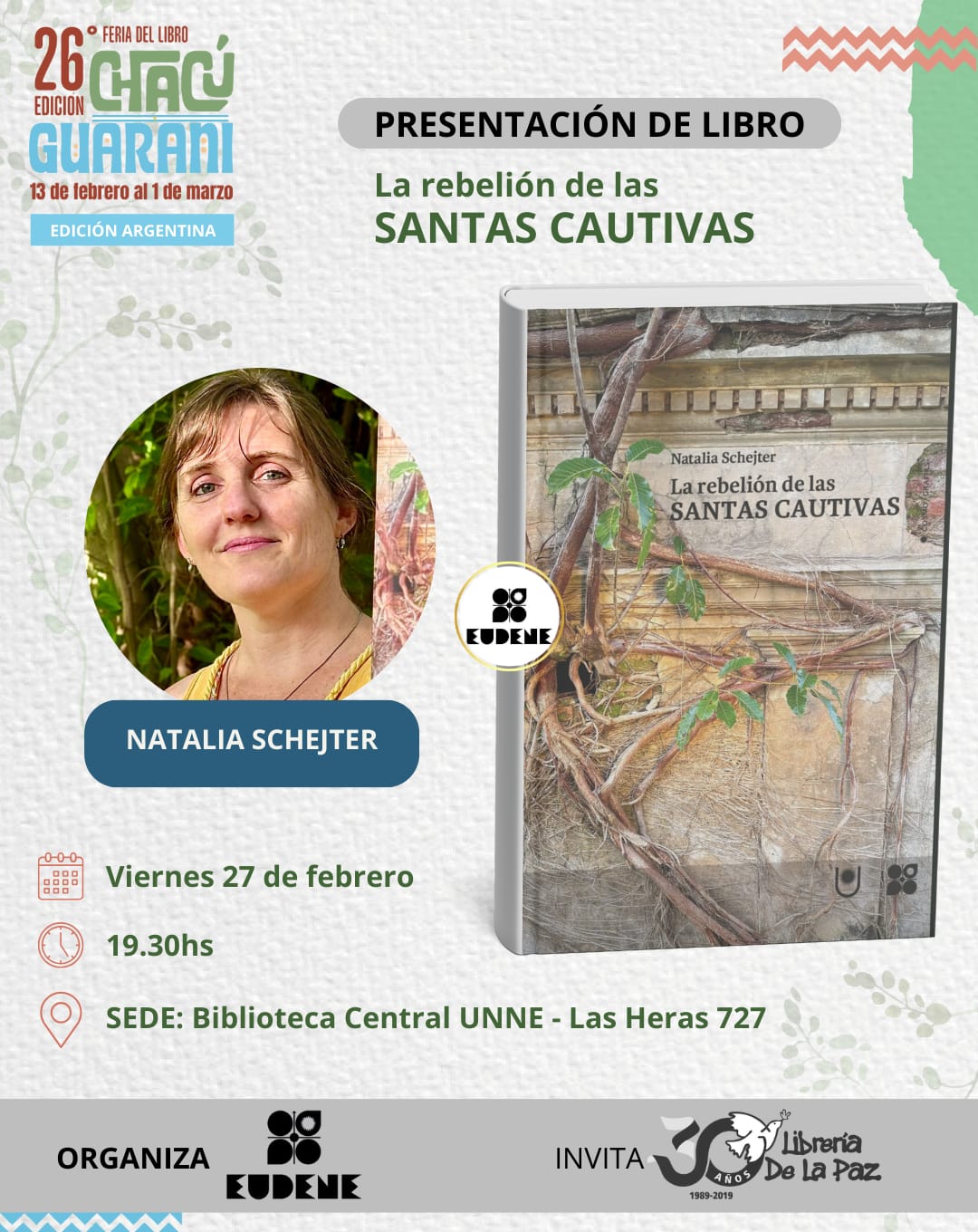 Eudene en la 26° Feria del Libro Chacú-Guaraní