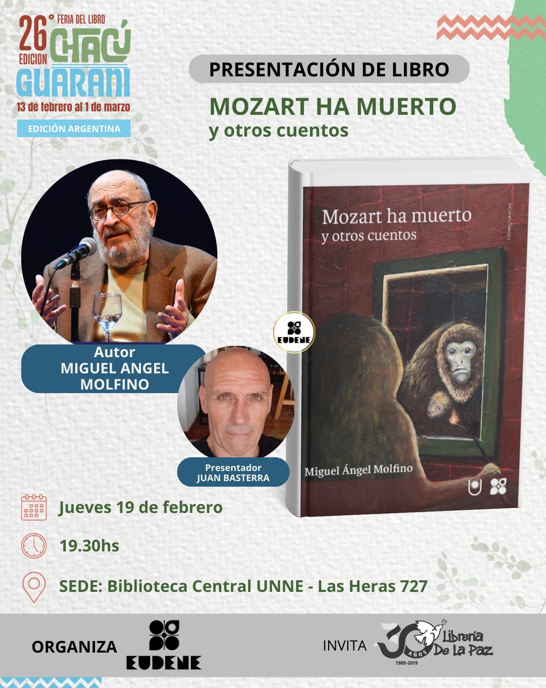 Eudene en la 26° Feria del Libro Chacú-Guaraní