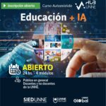Sigue la inscripción abierta para el Curso "Educación + IA"