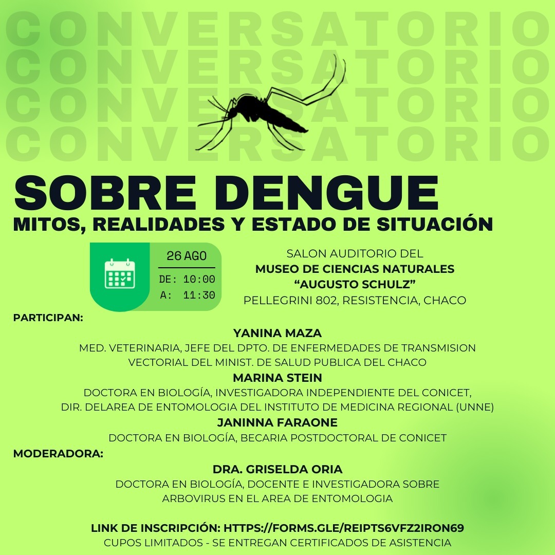 Conversatorio sobre mitos, realidades y estado de situación del Dengue
