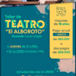 Taller Teatro “El alboroto” a cargo de Laura Virgile